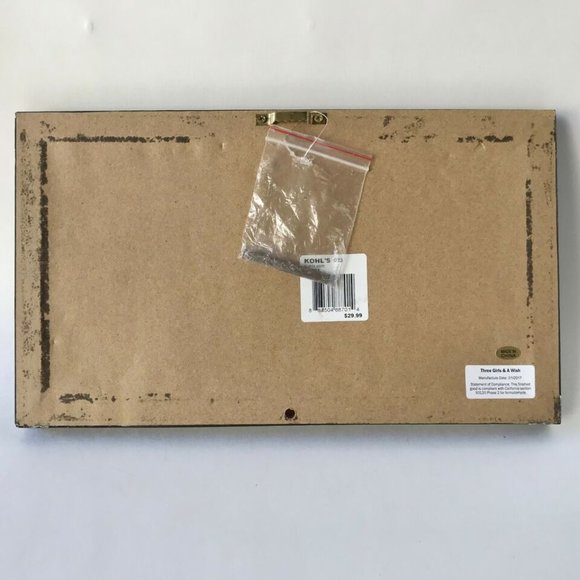 HOME SWEET HOME Wall Plaque Americana Country Farmhouse Wood Frame Patriotic - Picture 7 of 12